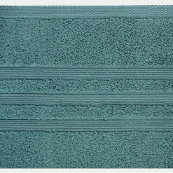 Drap de douche bouclette en coton - vert 70x140cm