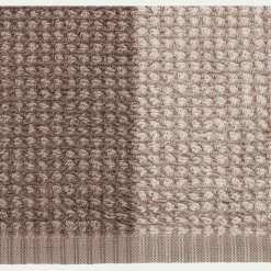 Drap de douche bouclette jacquard en coton - beige alpilles 70x140cm