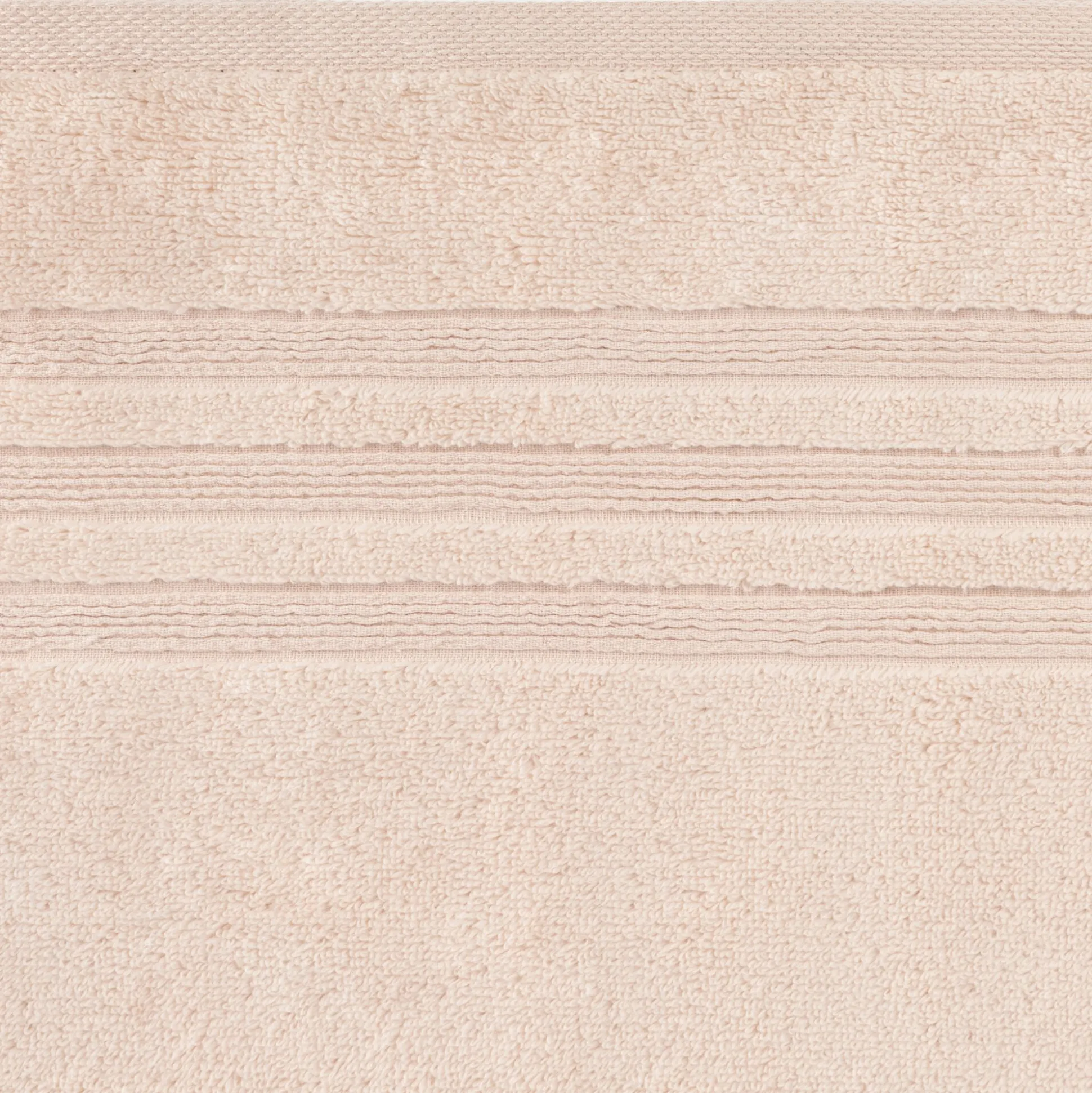 Drap de douche bouclette en coton - rose grège 70x140cm