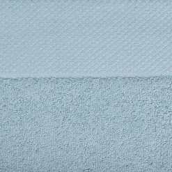 Drap de douche en coton peigné - bleu calaluna 70x140cm