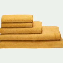 Drap de douche en coton 70x140cm - jaune blé