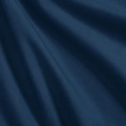 Drap housse en coton bio 90x200cm b30cm - bleu abysse