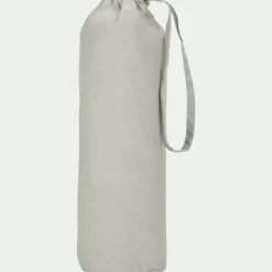 Drap housse en coton 90x200cm B25cm - vert olivier