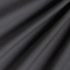 Drap housse en percale de coton 160x200cm B30cm - gris ardoise