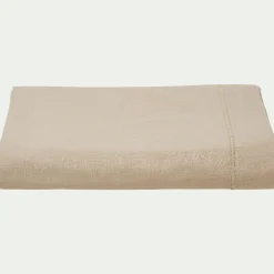 Drap plat en coton 180x300cm - beige alpilles
