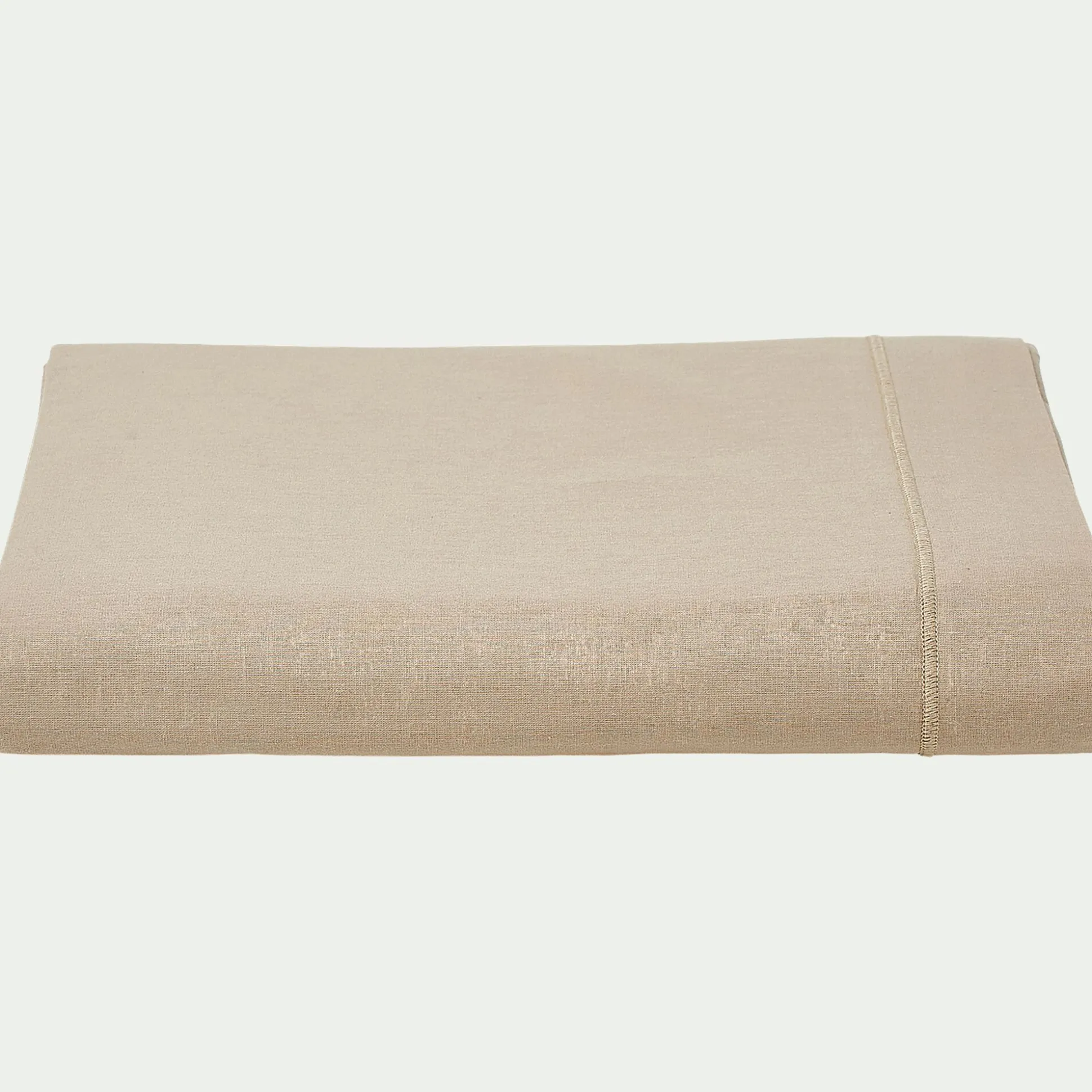 Drap plat en coton 180x300cm - beige alpilles