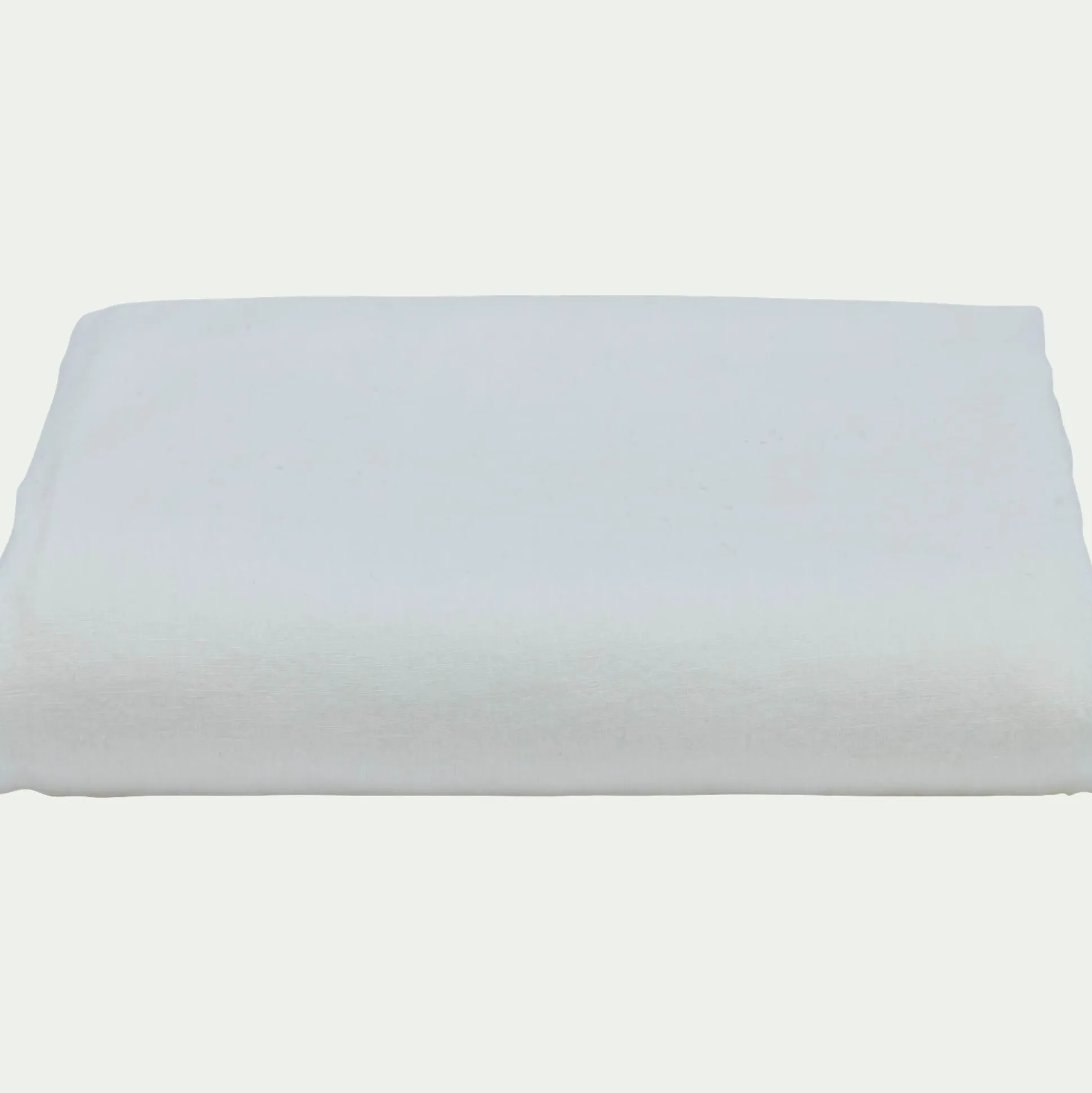 Drap plat en lin lavé 270x300cm - blanc capelan