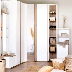 Dressing modulable en bois - blanc