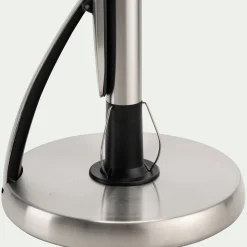 Dérouleur pour essuie-tout vertical en inox - argenté H32cm