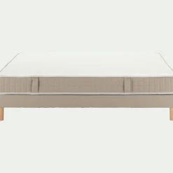 Ensemble matelas ferme à ressorts et sommier équilibré