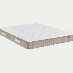 Ensemble matelas ressorts+sommier ferme Epeda H68cm 2x80x200cm - grège