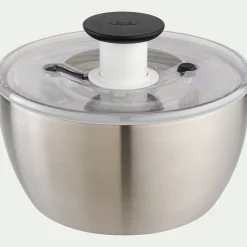 Essoreuse à salade en inox D26 cm - gris métallisé