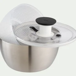 Essoreuse à salade en inox D26 cm - gris métallisé