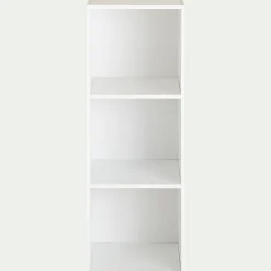 Etagère 3 cases en bois - blanc