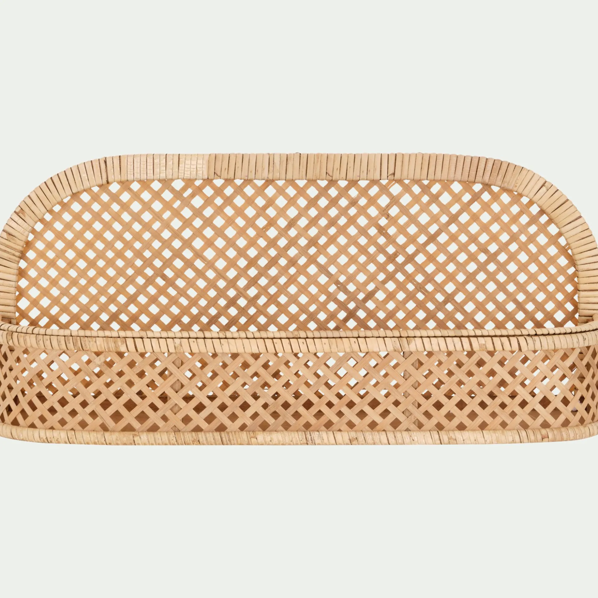 Etagère murale en bambou - naturel L56xl14xH24cm