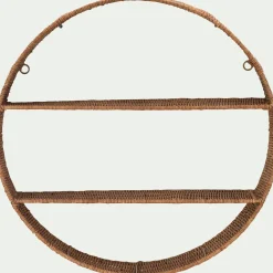 Etagère murale en rotin D55xP12cm - naturel