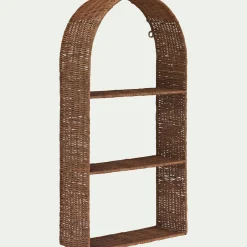 Etagère murale en rotin L40xH72cm - naturel
