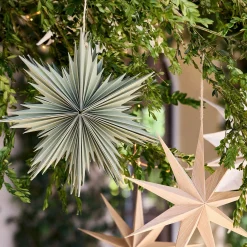 Etoile à suspendre en papier D30cm - vert