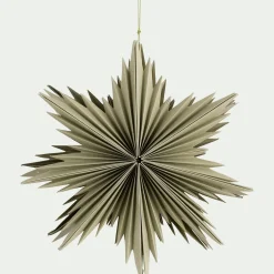 Etoile à suspendre en papier D30cm - vert