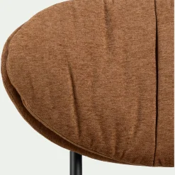 Fauteuil en tissu - brun rustrel