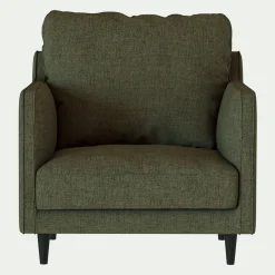 Fauteuil en tissu - vert cèdre