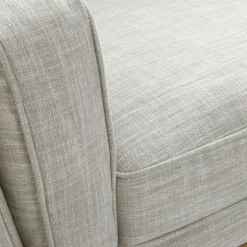 Fauteuil en tissu beige