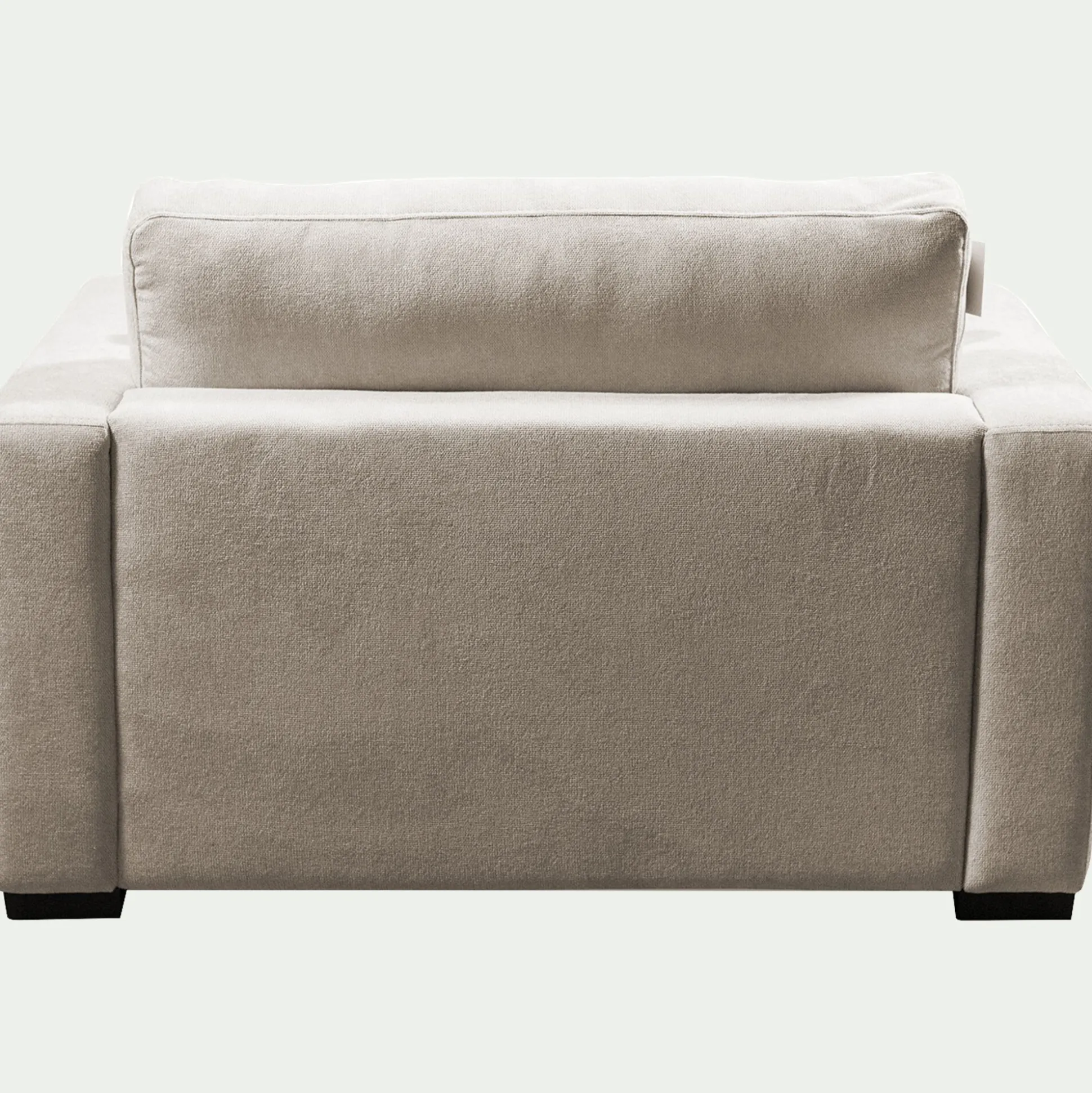 Fauteuil en tissu Bloq - beige roucas