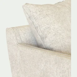 Fauteuil en tissu genesis - blanc ventoux