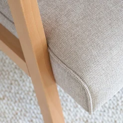 Fauteuil en tissu Loft - beige roucas