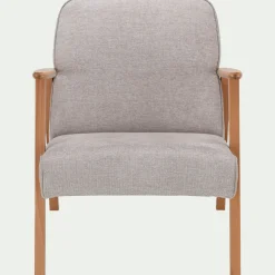 Fauteuil en tissu Loft - beige roucas