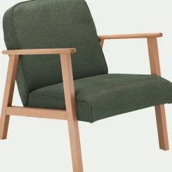 Fauteuil en tissu Loft - vert cèdre