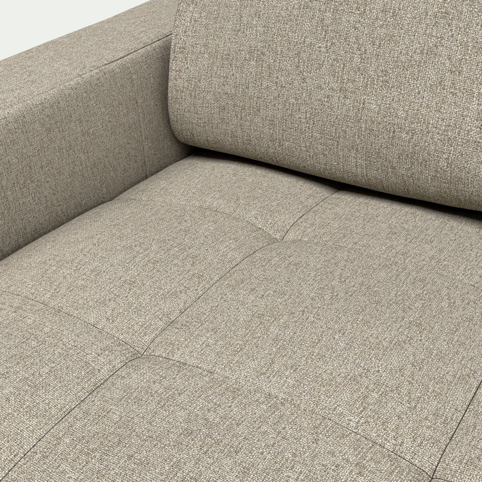 Fauteuil en tissu pop - beige