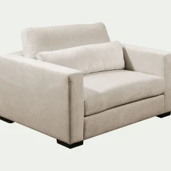 Fauteuil fixe en tissu Genesis 1,5 places - beige