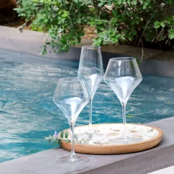 Flûte à champagne en cristallin 22cl - transparent