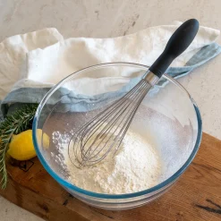 Fouet en inox 28cm - noir