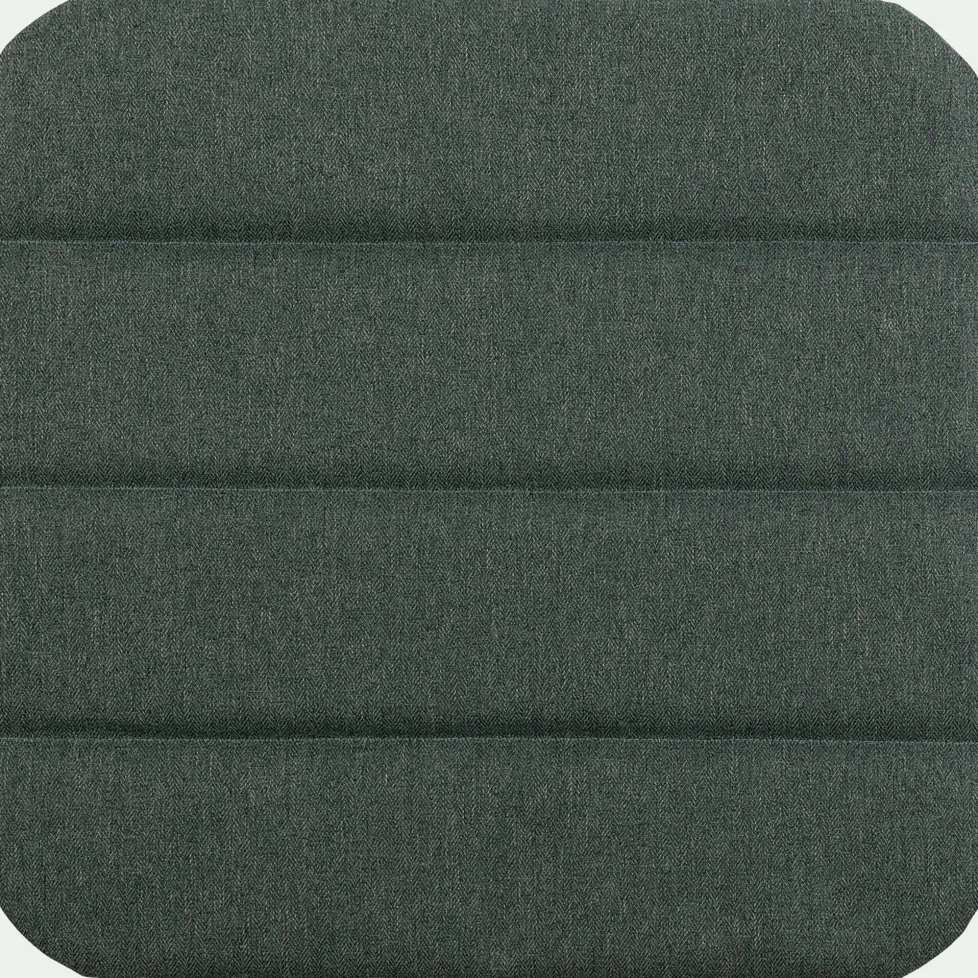 Galette de chaise indoor & outdoor en tissu déperlant - vert cèdre