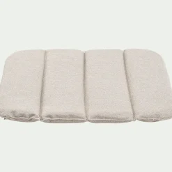 Galette de chaise indoor & outdoor en tissu déperlant - beige alpilles