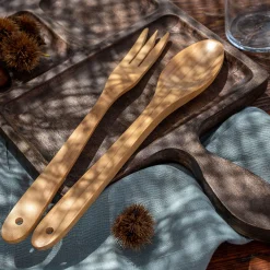 Gamme d'ustensiles de cuisine en bois d'olivier