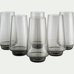 Gobelet haut en verre sodo-calcique 46cl - noir