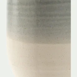 Grand vase en céramique H54,5cm - gris