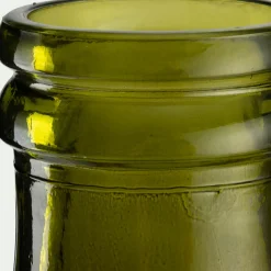 Grand vase en verre recyclé H42cm - vert