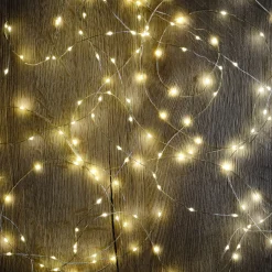 Guirlande lumineuse à gouttes L895cm - argenté