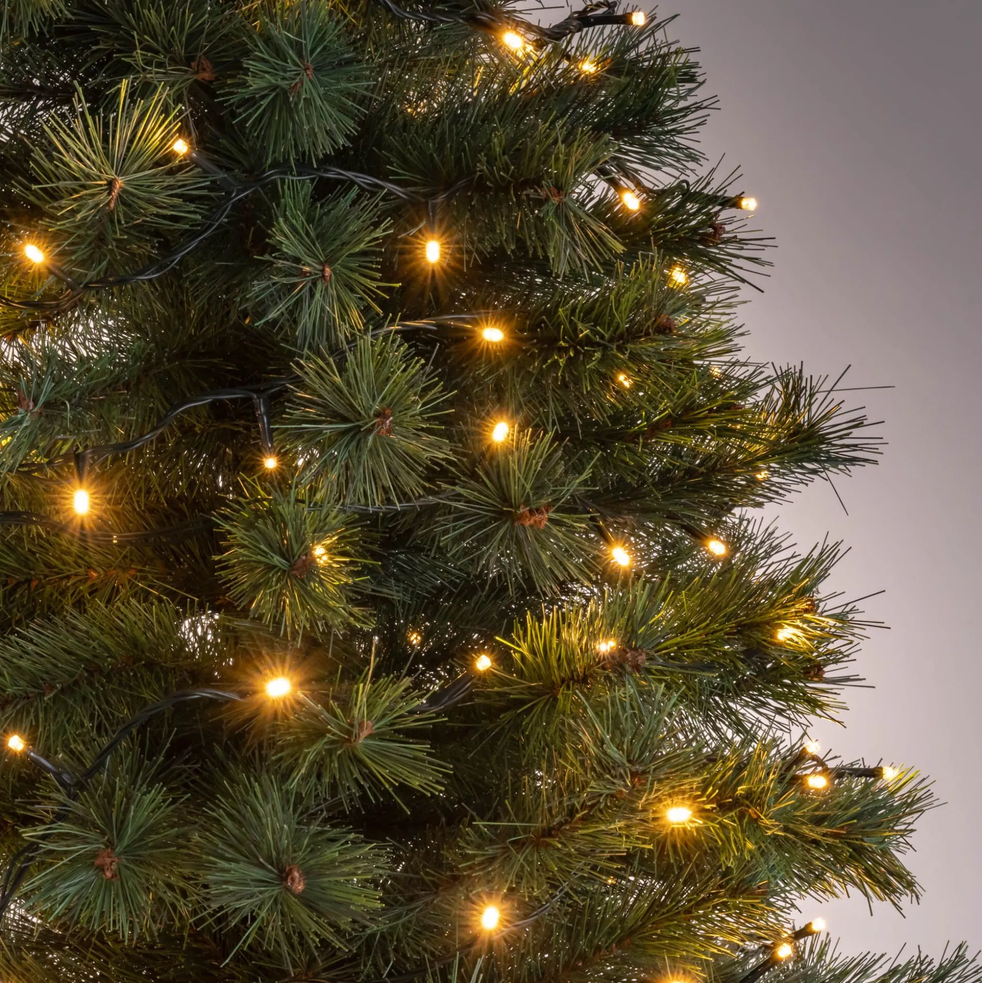 Guirlande lumineuse à gouttes L14m - doré