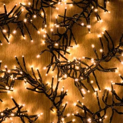 Guirlande lumineuse grappe 5,60m - jaune