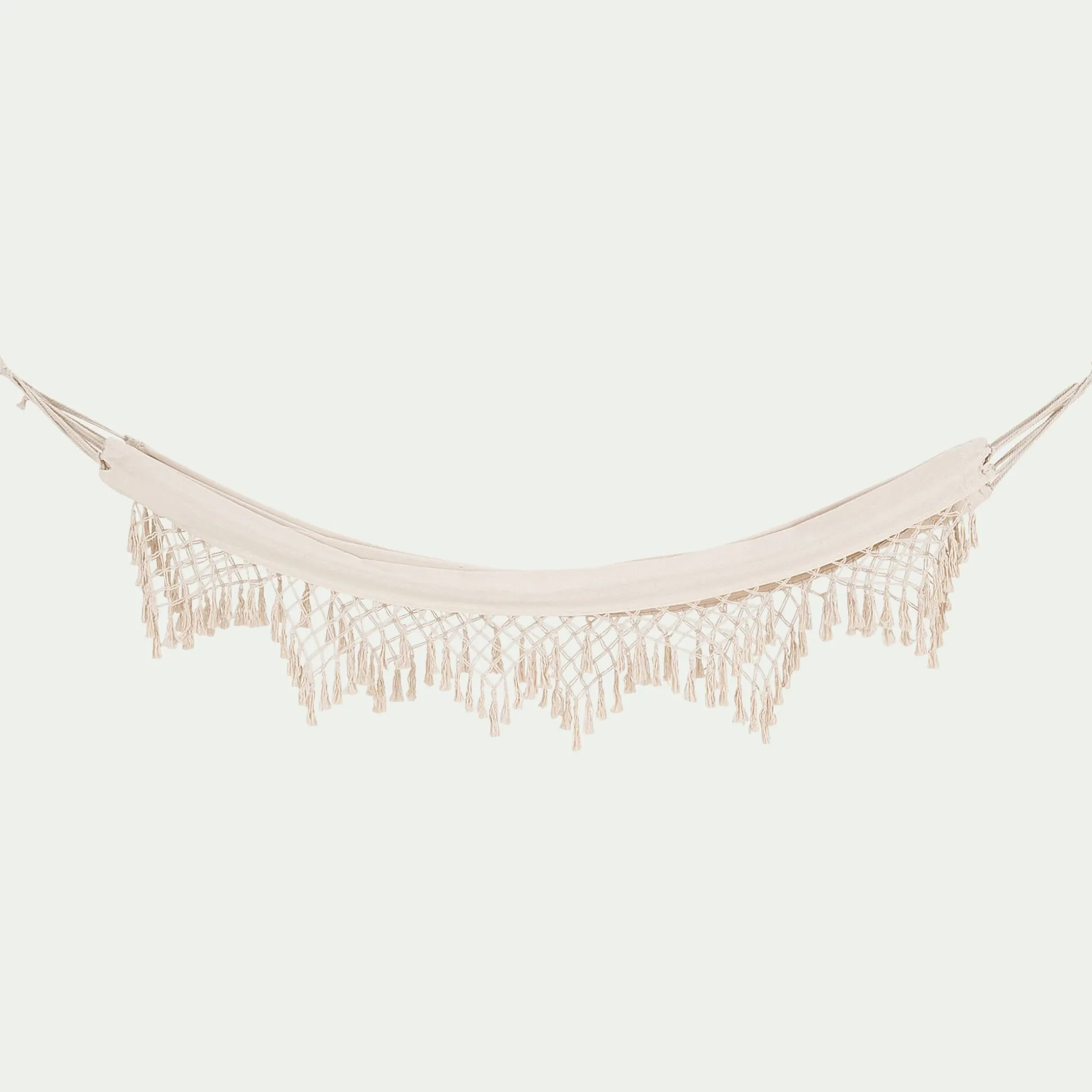 Hamac en polycoton - blanc écru