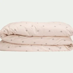 Housse de couette à motifs 240x220cm en coton - vert