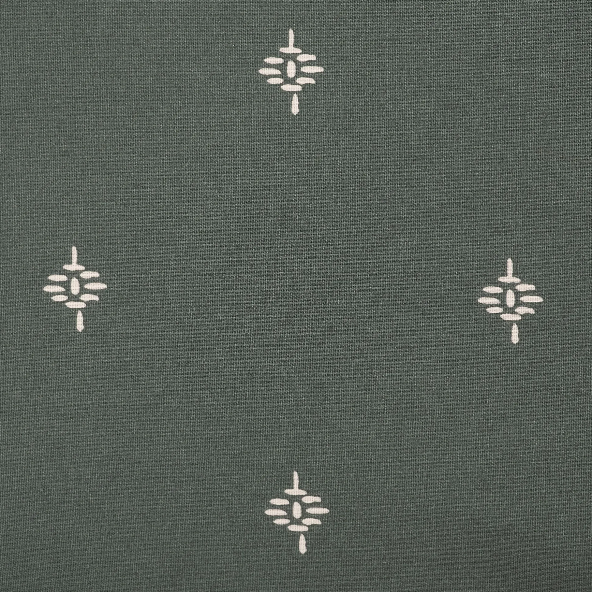 Housse de couette à motifs 240x220cm en coton - vert