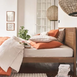 Housse de couette en lin lavé 240x220cm - beige