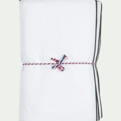 Housse de couette en percale de coton 260x240cm - blanc