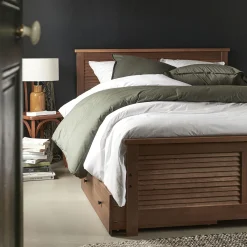 Housse de couette en percale de coton 240x220cm - blanc